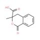 3-methyl-1-oxo-3,4-dihydro-1H-isochromene-3-carboxylic acid - chemical structure image