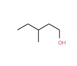 3-Methyl-1-pentanol (CAS 589-35-5) - chemical structure image