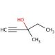 3-Methyl-1-pentyn-3-ol (CAS 77-75-8) - chemical structure image