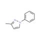 3-Methyl-1-phenyl-1H-pyrazole (CAS 1128-54-7) - chemical structure image