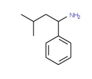 3-methyl-1-phenylbutan-1-amine (CAS 42290-97-1) - chemical structure image