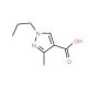 3-Methyl-1-propyl-1H-pyrazole-4-carboxylic acid (CAS 705269-96-1) - chemical structure image