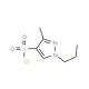 3-Methyl-1-propyl-1H-pyrazole-4-sulfonyl chloride - chemical structure image