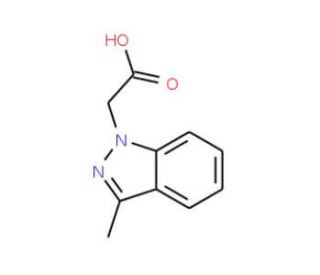 (3-Methyl-1H-indazol-1-yl)acetic acid - chemical structure image