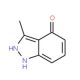 3-Methyl-1H-indazol-4-ol (CAS 149071-05-6) - chemical structure image