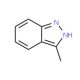 3-Methyl-1H-indazole (CAS 3176-62-3) - chemical structure image