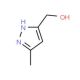 (3-methyl-1H-pyrazol-5-yl)methanol (CAS 29004-73-7) - chemical structure image