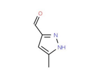 3-Methyl-1H-pyrazole-5-carbaldehyde - chemical structure image