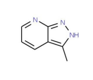 3-Methyl-1H-pyrazolo[3,4-b]pyridine (CAS 116834-96-9) - chemical structure image