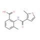 3-methyl-2-[(2-methylfuran-3-)amido]benzoic acid - chemical structure image