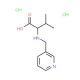 3-methyl-2-[(pyridin-3-ylmethyl)amino]butanoic acid dihydrochloride - chemical structure image