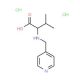 3-methyl-2-[(pyridin-4-ylmethyl)amino]butanoic acid dihydrochloride - chemical structure image