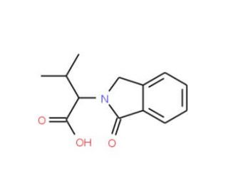 3-Methyl-2-(1-oxo-1,3-dihydro-2H-isoindol-2-yl)butanoic acid - chemical structure image