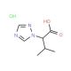 3-methyl-2-(1H-1,2,4-triazol-1-yl)butanoic acid hydrochloride - chemical structure image