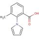 3-methyl-2-(1H-pyrrol-1-yl)benzoic acid - chemical structure image