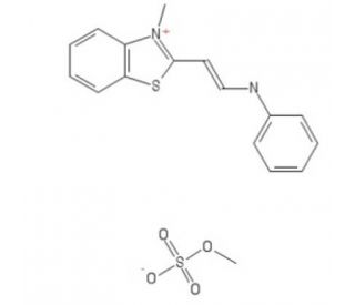 3-Methyl-2-[2-(phenylamino)ethenyl]benzothiazolium Methyl Sulfate - chemical structure image
