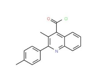 3-methyl-2-(4-methylphenyl)quinoline-4-carbonyl chloride - chemical structure image