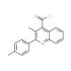 3-methyl-2-(4-methylphenyl)quinoline-4-carbonyl chloride - chemical structure image
