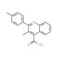 3-Methyl-2-(4-methylphenyl)quinoline-4-carboxylic acid - chemical structure image