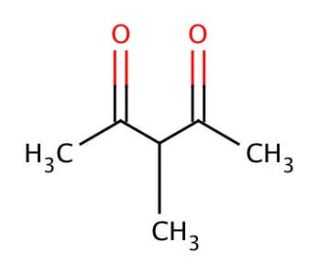 3-Methyl-2,4-pentanedione, mixture of tautomers (CAS 815-57-6) - chemical structure image