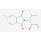 3-Methyl-2-(5-methyl-1,3-dioxo-1,3-dihydro-isoindol-2-yl)-butyric acid - chemical structure image