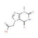 (3-Methyl-2,6-dioxo-1,2,3,6-tetrahydro-purin-7-yl)-acetic acid - chemical structure image