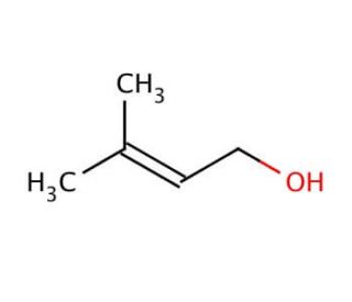 3-Methyl-2-buten-1-ol (CAS 556-82-1) - chemical structure image
