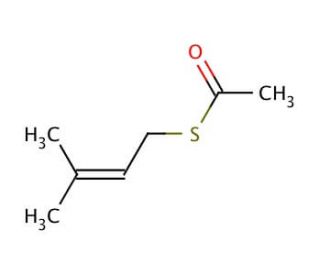 3-Methyl-2-buten-1-yl Thiolacetate (CAS 33049-93-3) - chemical structure image