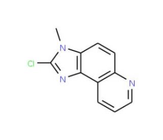 3-Methyl-2-chloro-3H-imidazo[4,5-f]quinoline (CAS 161087-48-5) - chemical structure image