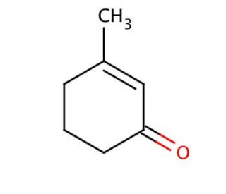 3-Methyl-2-cyclohexenone (CAS 1193-18-6) - chemical structure image