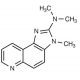 3-Methyl-2-dimethylamino-imidazo[4,5-F]quinoline (CAS 102408-27-5) - chemical structure image