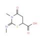 3-Methyl-2-methylimino-4-oxo-[1,3]thiazinane-6-carboxylic acid - chemical structure image