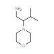 3-Methyl-2-morpholin-4-yl-butylamine - chemical structure image