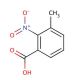 3-Methyl-2-nitrobenzoic acid (CAS 5437-38-7) - chemical structure image