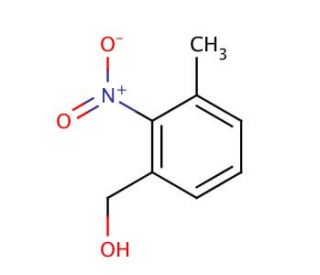 3-Methyl-2-nitrobenzyl alcohol (CAS 80866-76-8) - chemical structure image