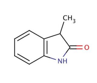3-Methyl-2-oxindole (CAS 1504-06-9) - chemical structure image