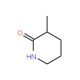 3-Methyl-2-oxopiperidine (CAS 3768-43-2) - chemical structure image