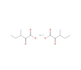 3-Methyl-2-oxovaleric acid calcium salt (CAS 66872-75-1) - chemical structure image