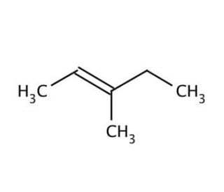 3-Methyl-2-pentene, mixture of cis and trans (CAS 922-61-2) - chemical structure image