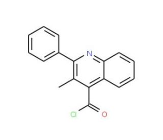 3-methyl-2-phenylquinoline-4-carbonyl chloride - chemical structure image