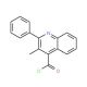 3-methyl-2-phenylquinoline-4-carbonyl chloride - chemical structure image
