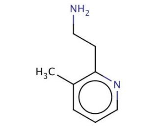 3-Methyl-2-pyridineethylamine (CAS 851670-19-4) - chemical structure image