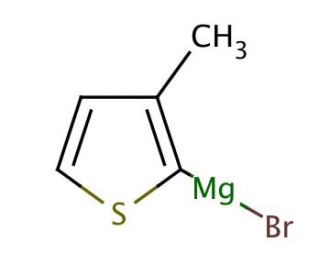 3-Methyl-2-thienylmagnesium bromide solution (CAS 95184-07-9) - chemical structure image
