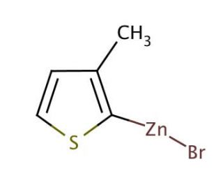 3-Methyl-2-thienylzinc bromide solution (CAS 312693-45-1) - chemical structure image