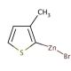 3-Methyl-2-thienylzinc bromide solution (CAS 312693-45-1) - chemical structure image