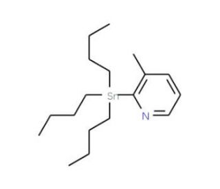 3-Methyl-2-(tributylstannyl)pyridine (CAS 259807-97-1) - chemical structure image