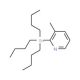 3-Methyl-2-(tributylstannyl)pyridine (CAS 259807-97-1) - chemical structure image
