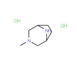 3-Methyl-3,8-diaza-bicyclo[3&middot;2&middot;1]octane dihydrochloride (CAS 52407-92-8) - chemical structure image