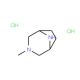 3-Methyl-3,8-diaza-bicyclo[3·2·1]octane dihydrochloride (CAS 52407-92-8) - chemical structure image