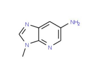 3-Methyl-3H-imidazo[4,5-b]pyridin-6-amine (CAS 1186310-95-1) - chemical structure image